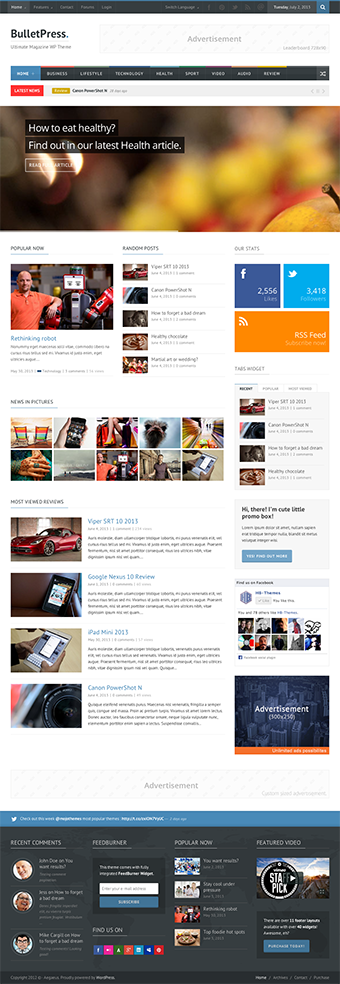 bulletpress-newspaper-wordpress-theme